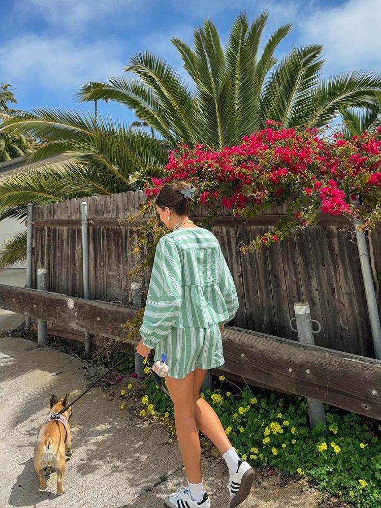 SIMONE - Verfrissende Tweedelige Zomer Set Top Broekje StyleSpectrums