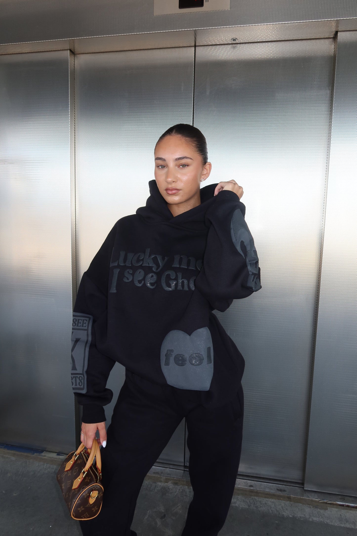 SHEVANI | LUCKY ME I SEE GOHSTS TRACKSUIT (volledige tracksuit)