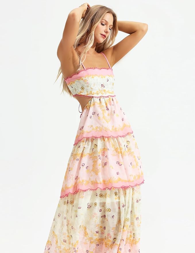 LIANA - Magische Maxi Jurk Losse Jurk StyleSpectrums