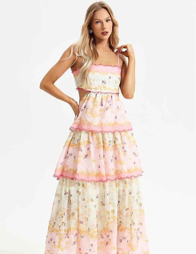 LIANA - Magische Maxi Jurk Losse Jurk StyleSpectrums