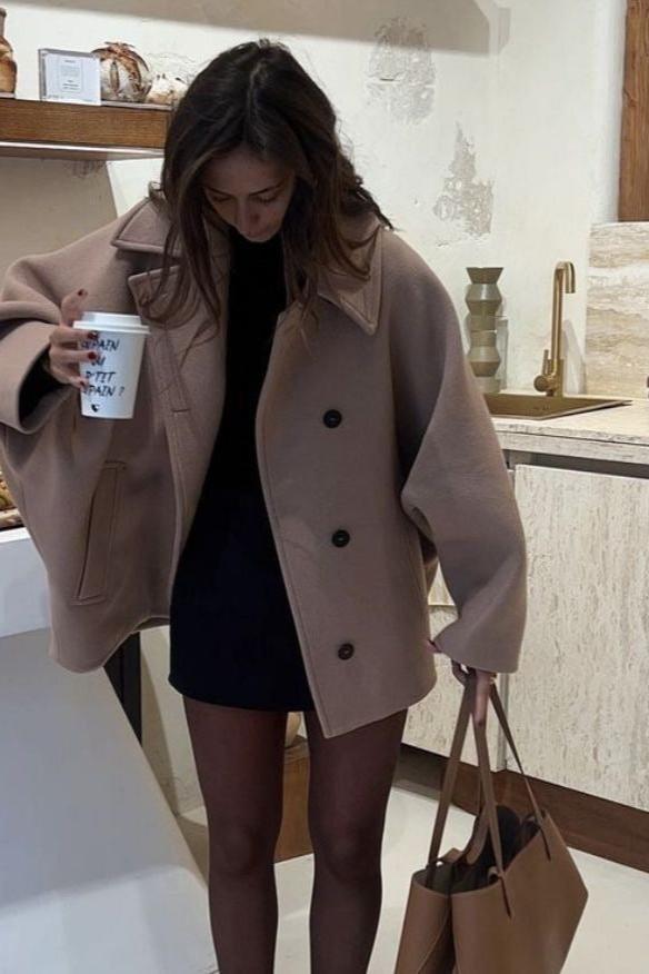 LIZE | CLASSY & OVERSIZED WOOL COAT