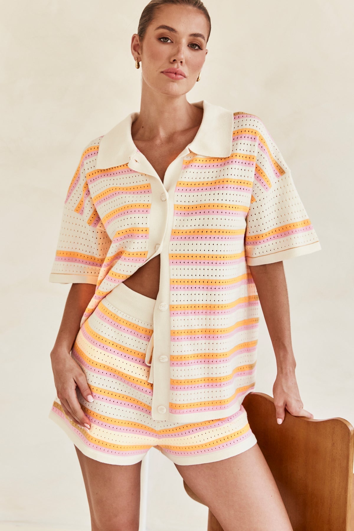 OLIVIA - Sprankelende Tweedelige Zomer Set Top Broekje StyleSpectrums
