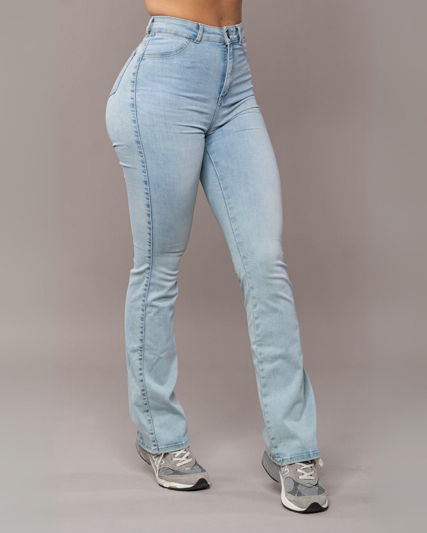 Retro Uitlopende Jeans