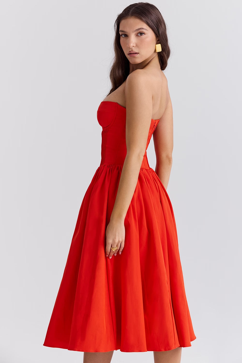 RUBY - Stralende Midi Jurk Losse Jurk StyleSpectrums