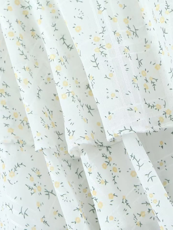 LILY - Schattige Witte Mini Jurk Zomerjurk StyleSpectrums