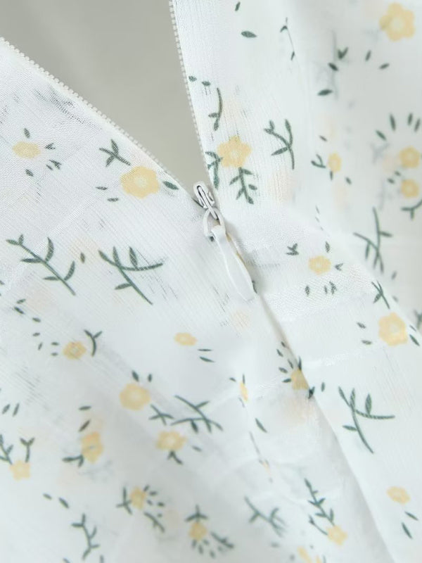 LILY - Schattige Witte Mini Jurk Zomerjurk StyleSpectrums