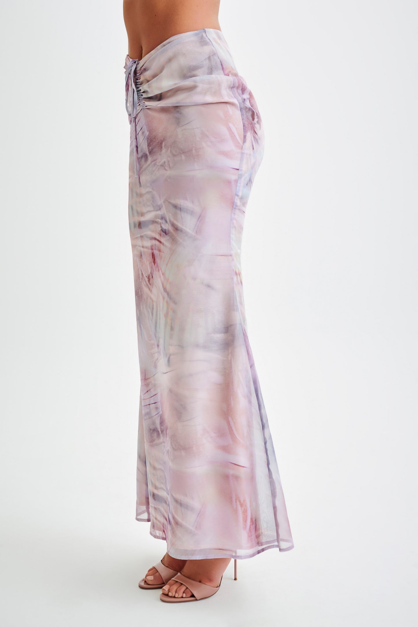 Hooggetailleerde Maxi Rok