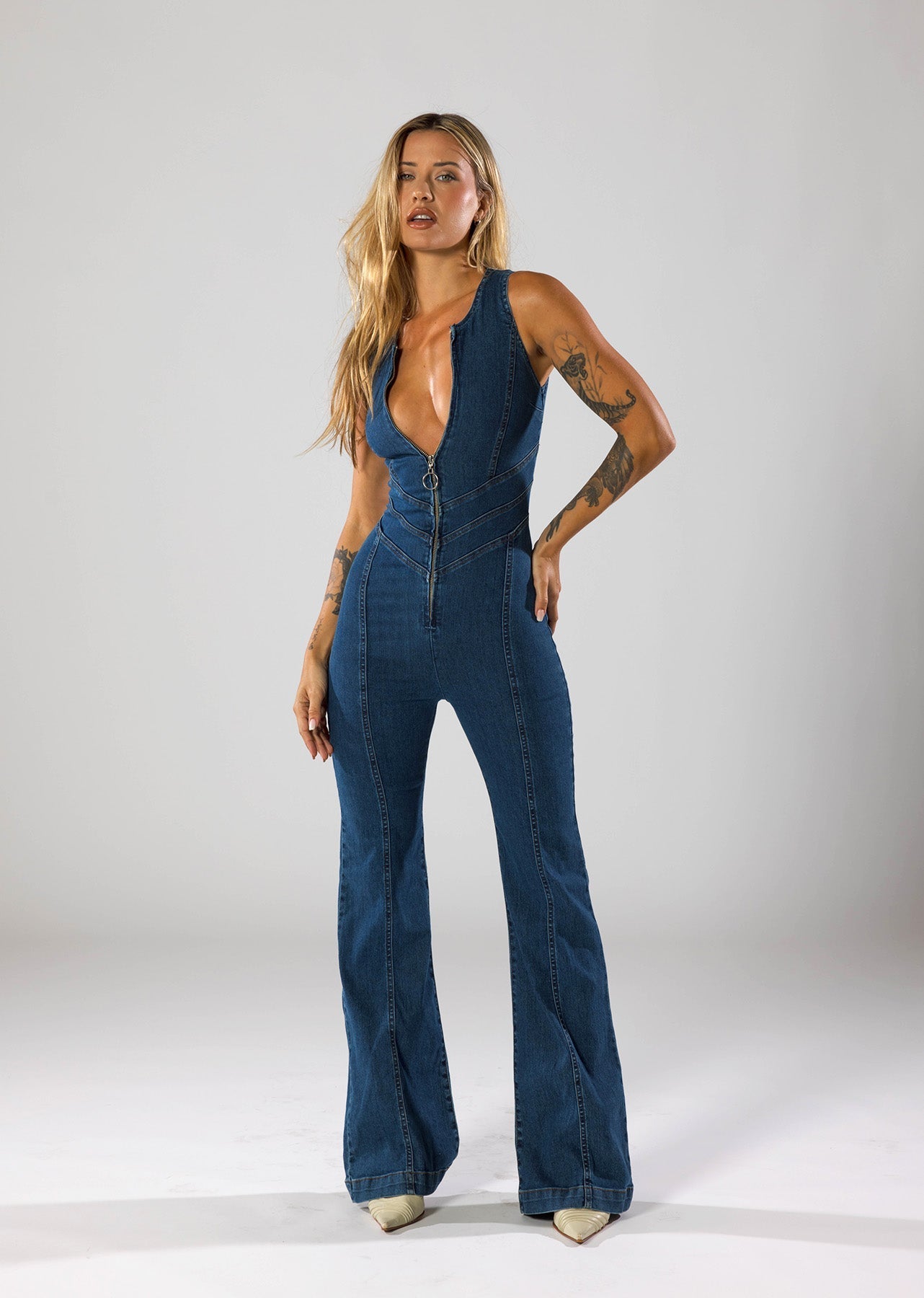 HOPE - Denim Jumpsuit