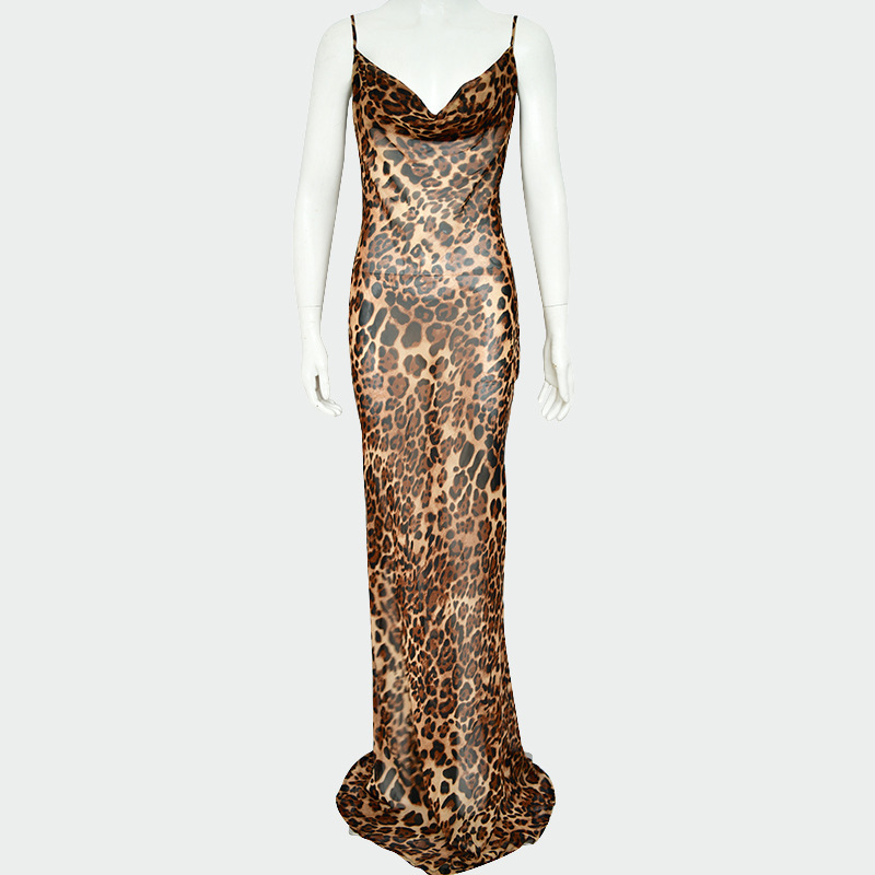 SHANI - Elegante Luipaard jurk Hourglass StyleSpectrums