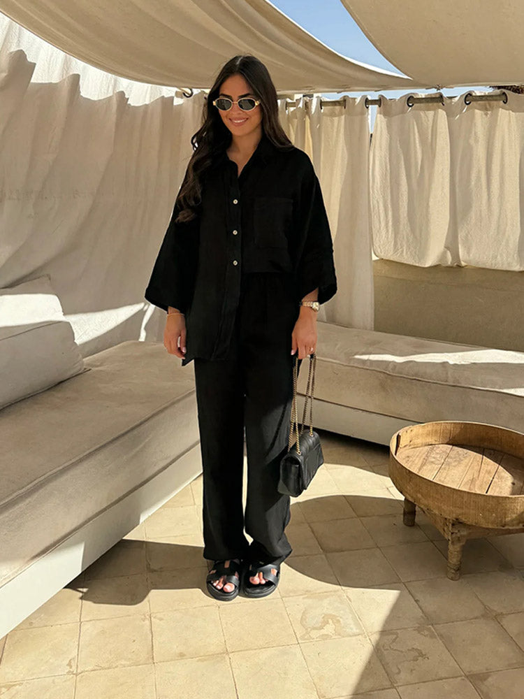 LANA - Stralende Linnen Zomer Set Linnen Casual StyleSpectrums