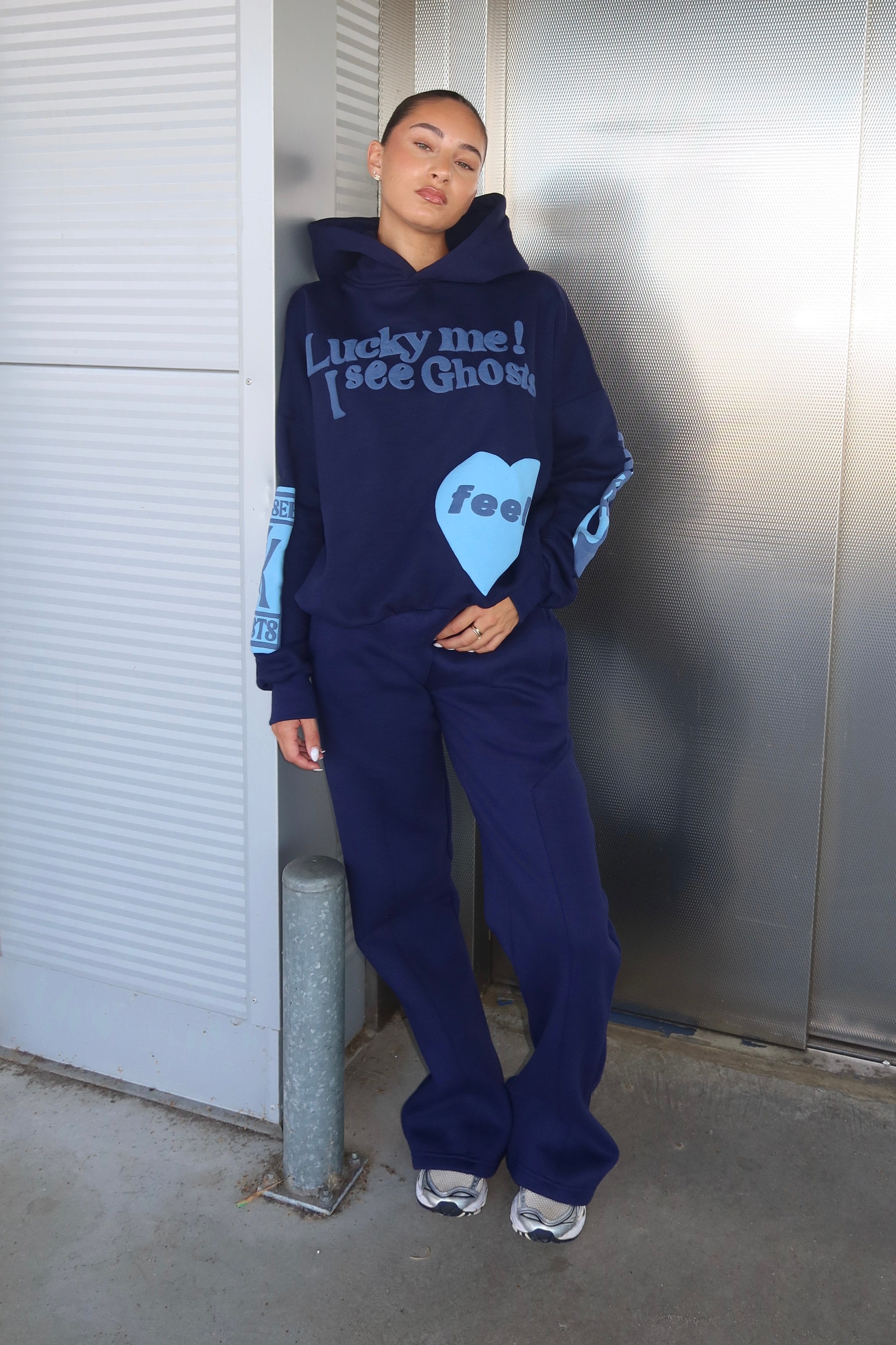 SHEVANI | LUCKY ME I SEE GOHSTS TRACKSUIT (volledige tracksuit)