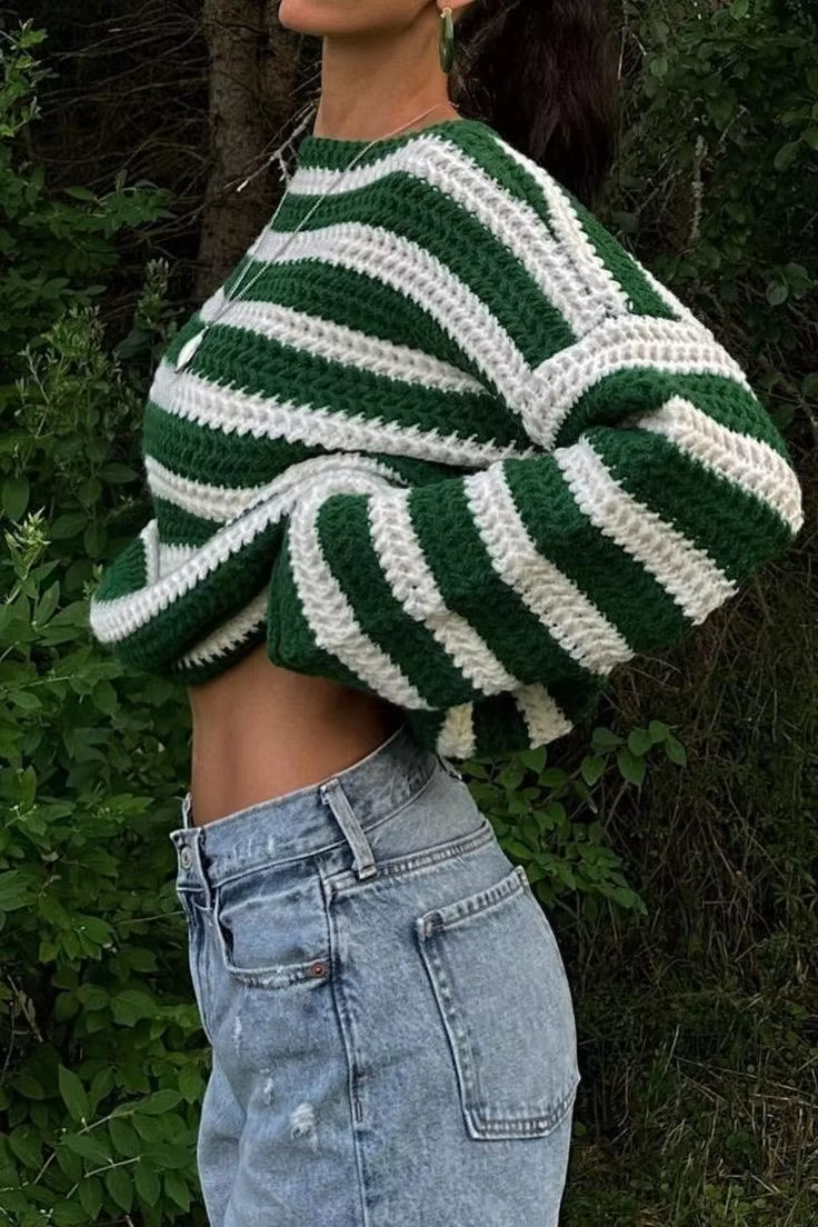 NORA | Comfy Striped Pullover