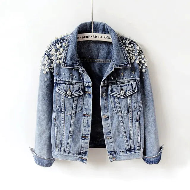 PEARL - Stoere Denim Jas zomerjas StyleSpectrums
