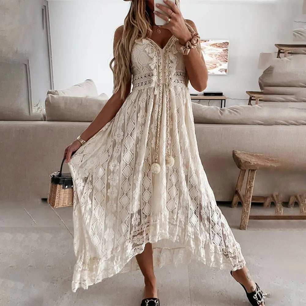 SARAH - Elegante Hobo Jurk Losse Jurk StyleSpectrums