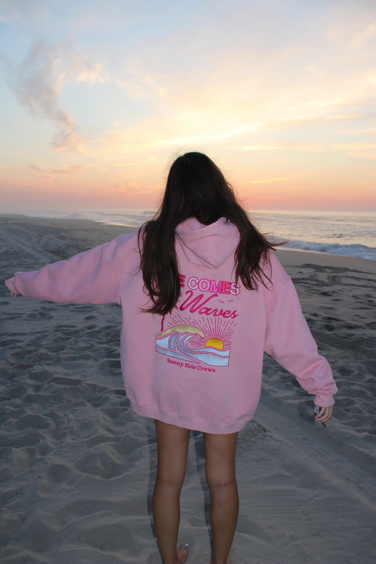 LOLA | Life Comes In Waves Hoodie ( 1 + 1 Gratis )