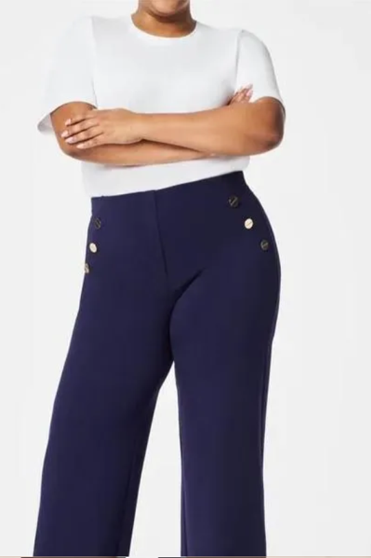 JOYA | BUTTON WIDE LEG PANTS