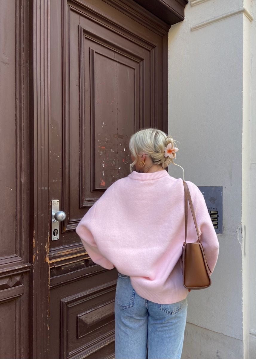 TINA | Roze Oversized Crewneck
