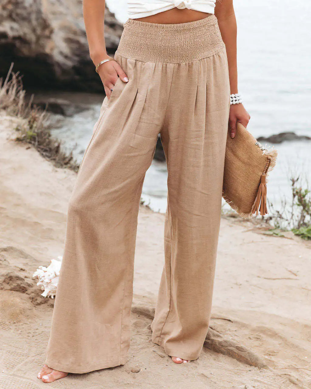 SAAR - Stralende Linnen Zomer Broek Linnen broek StyleSpectrums