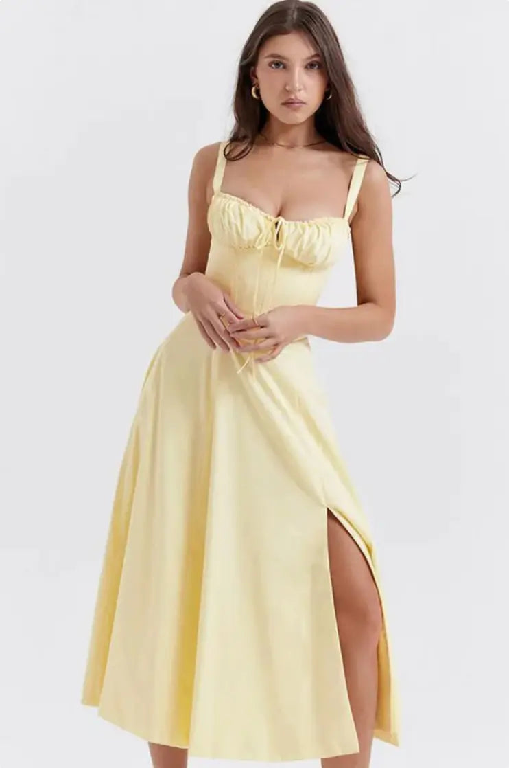QUINN - Vrolijke Midi Jurk Losse Jurk StyleSpectrums