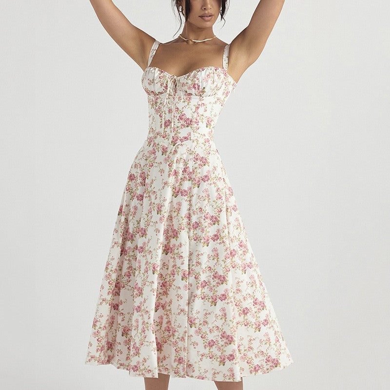 QUINN - Vrolijke Midi Jurk Losse Jurk StyleSpectrums