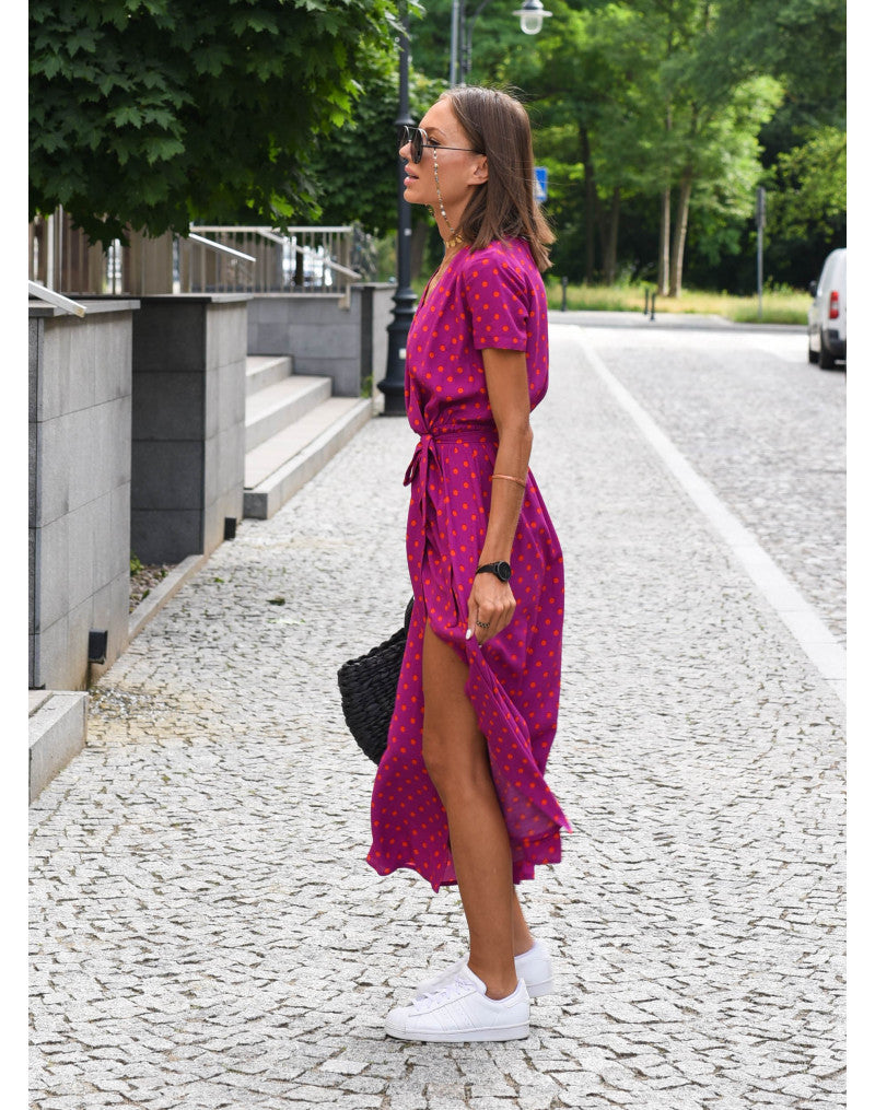 LUCY - Comfortabele Zomerjurk Split Jurk StyleSpectrums
