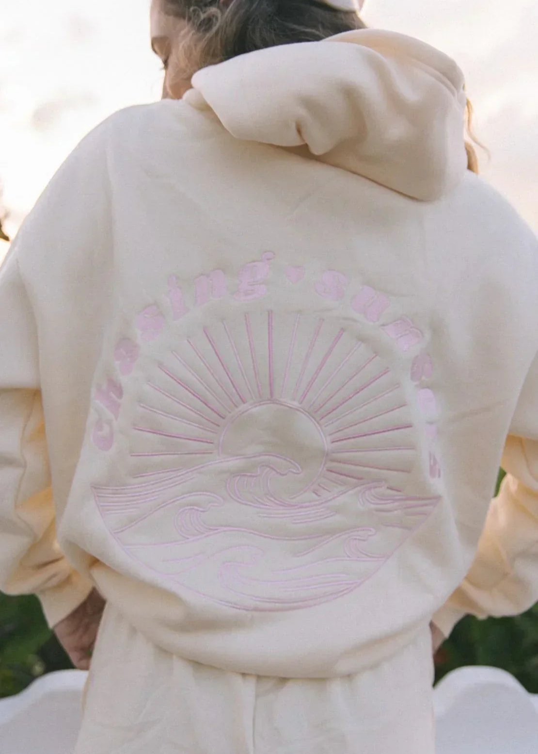 SAGE - OVERSIZED & COMFY SUN-SET HOODIE