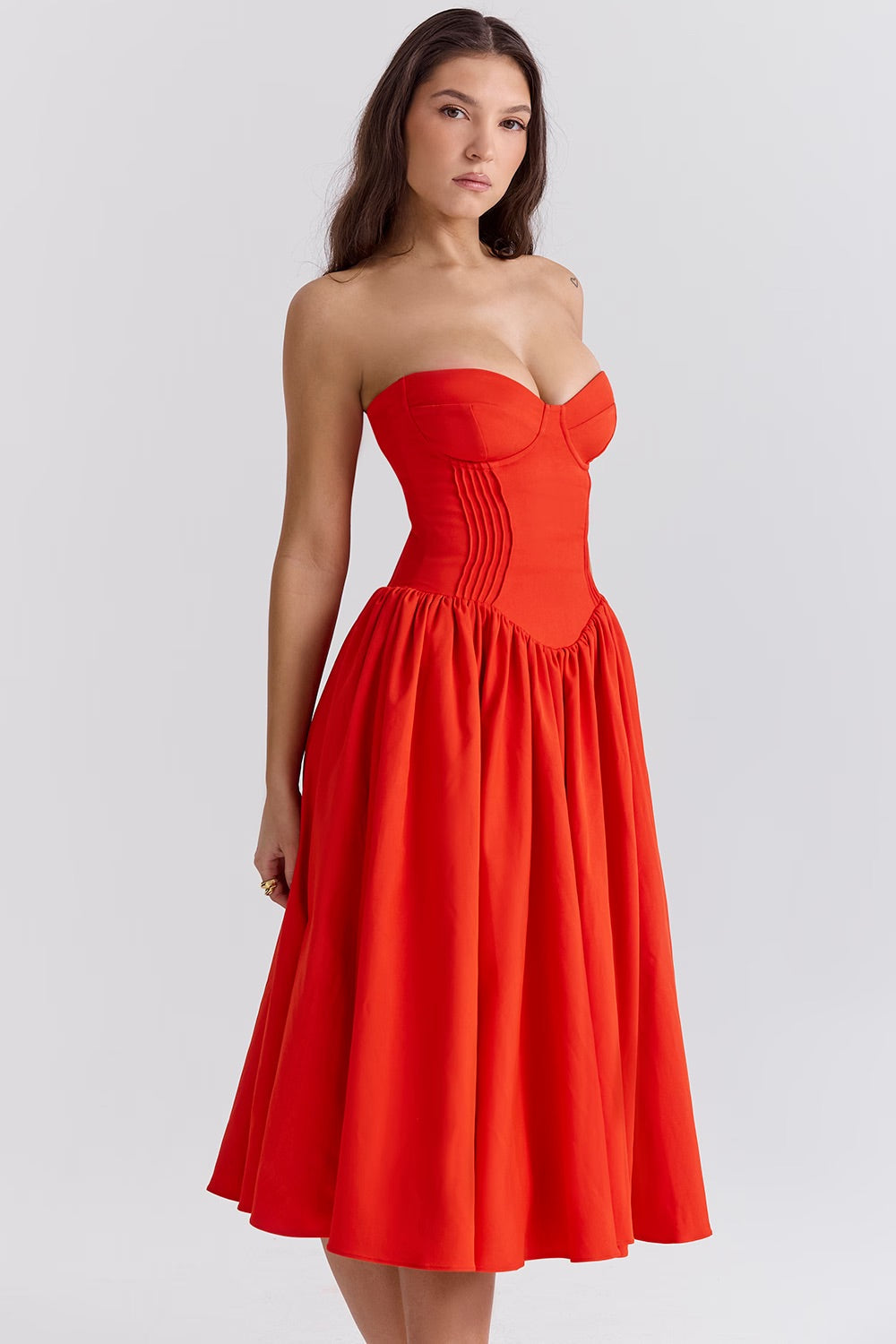 RUBY - Stralende Midi Jurk Losse Jurk StyleSpectrums