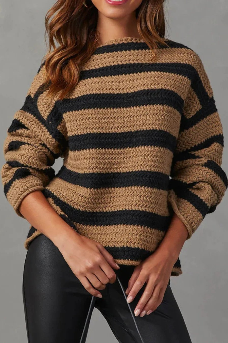 NORA | Comfy Striped Pullover