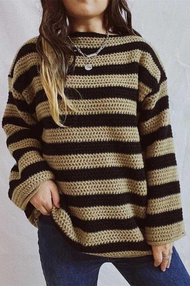 NORA | Comfy Striped Pullover