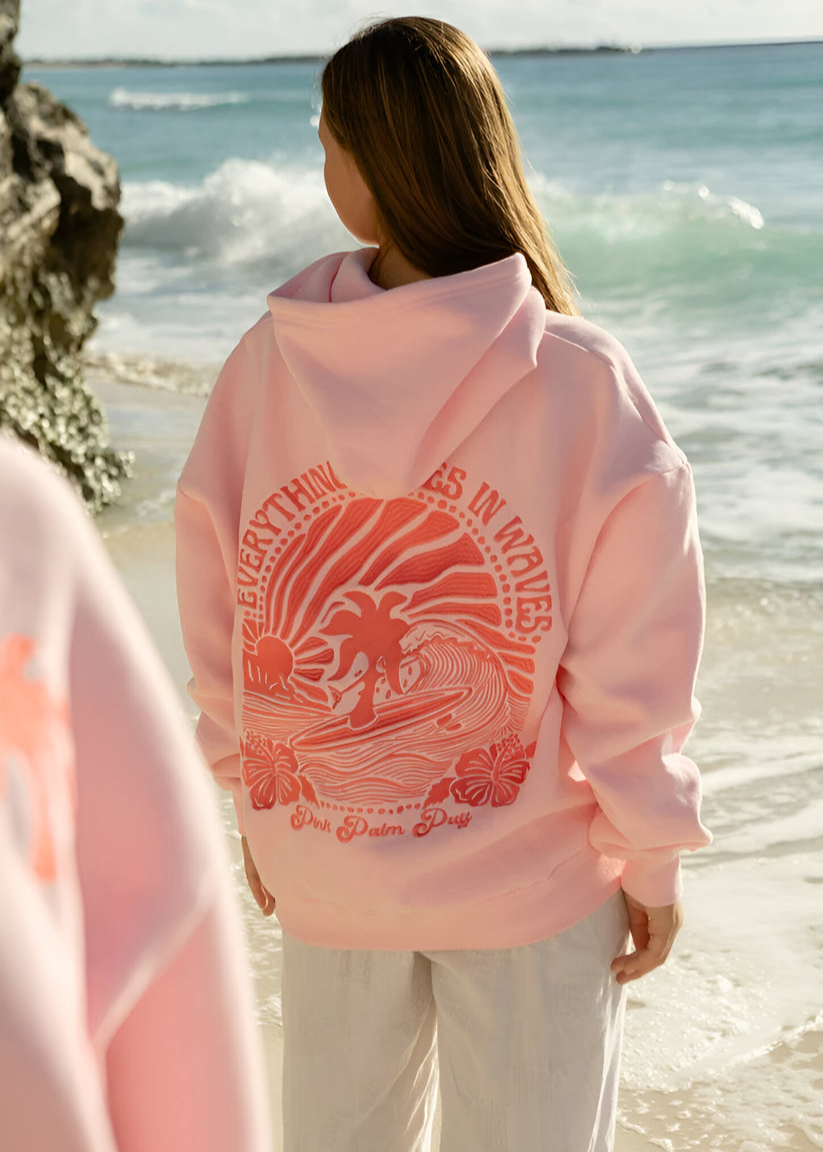 SAGE - OVERSIZED & COMFY SUN-SET HOODIE