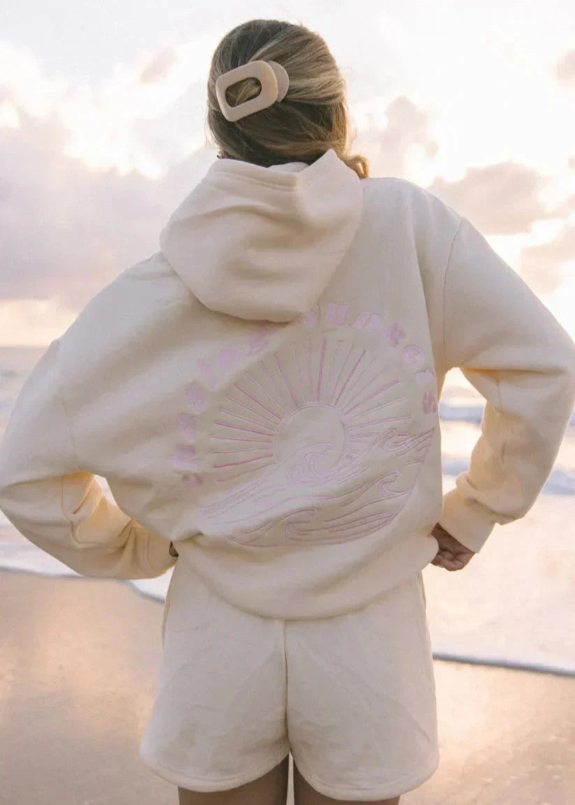 SAGE - OVERSIZED & COMFY SUN-SET HOODIE