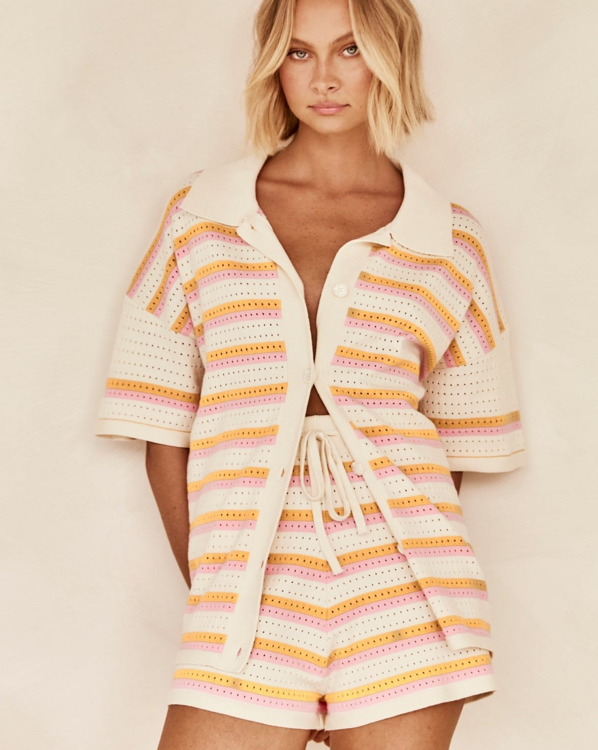 OLIVIA - Sprankelende Tweedelige Zomer Set Top Broekje StyleSpectrums