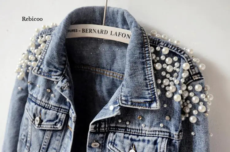 PEARL - Stoere Denim Jas zomerjas StyleSpectrums