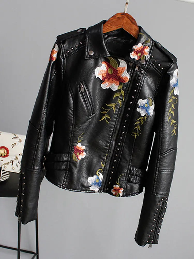 ROXY - Badass Leren Jas Leren jas StyleSpectrums